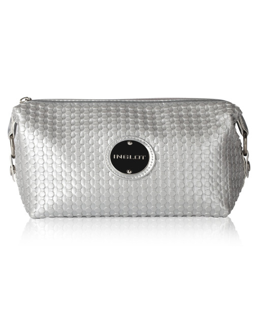 SILBERNE MAKE-UP TASCHE 