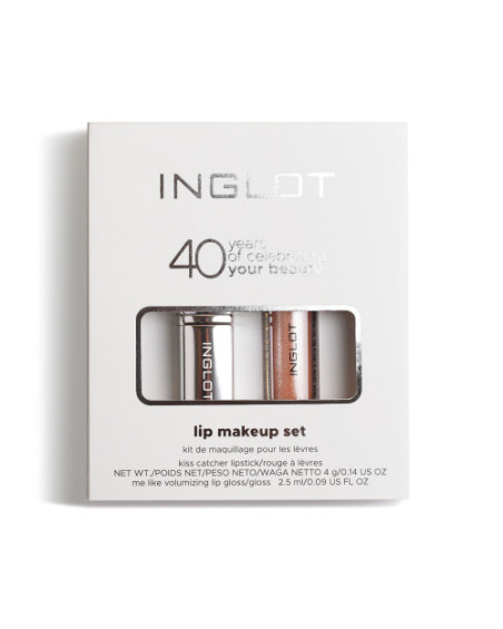 Set De Machiaj Pentru Buze - INGLOT 40 YEARS OF CELEBRATING YOUR BEAUTY