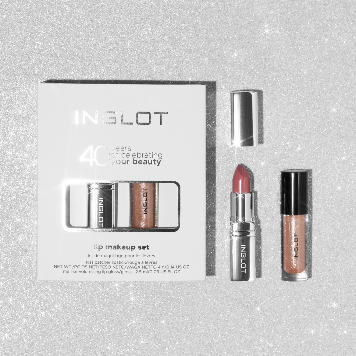 Faceți clic pentru a mări Set De Machiaj Pentru Buze - INGLOT 40 YEARS OF CELEBRATING YOUR BEAUTY