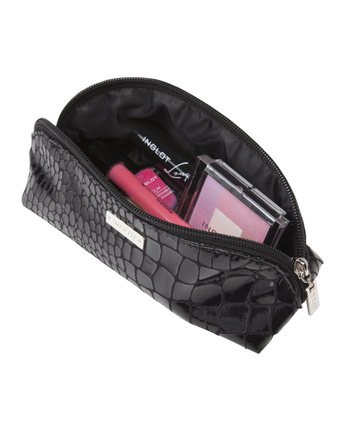 MAKEUP PENCIL CASE SNAKE SKIN PATTERN BLACK (R23984B) MAKEUP PENCIL CASE SNAKE SKIN PATTERN BLACK (R23984B)