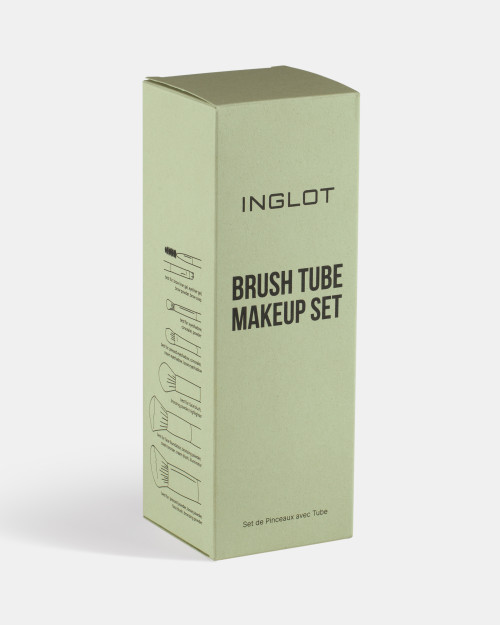 Set De Perii BRUSH TUBE MAKEUP SET (GREEN)