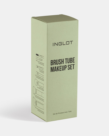 Set De Perii BRUSH TUBE MAKEUP SET (GREEN)