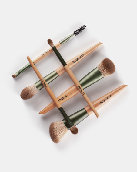 Set De Perii BRUSH TUBE MAKEUP SET (GREEN)