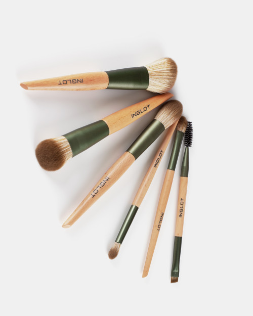 Set De Perii BRUSH TUBE MAKEUP SET (GREEN)