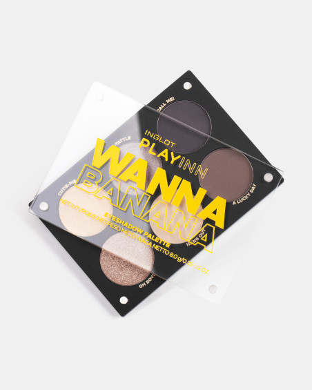 Палетка для макияжа INGLOT PLAYINN Wanna Banana Eye Shadow Palette