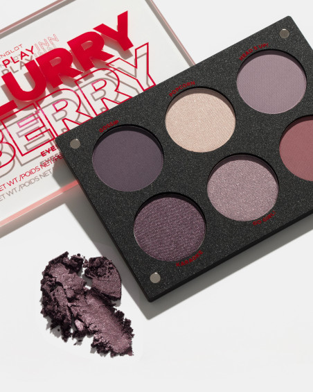 Paletă pentru machiaj INGLOT PLAYINN Blurry Berry Eye Shadow Palette