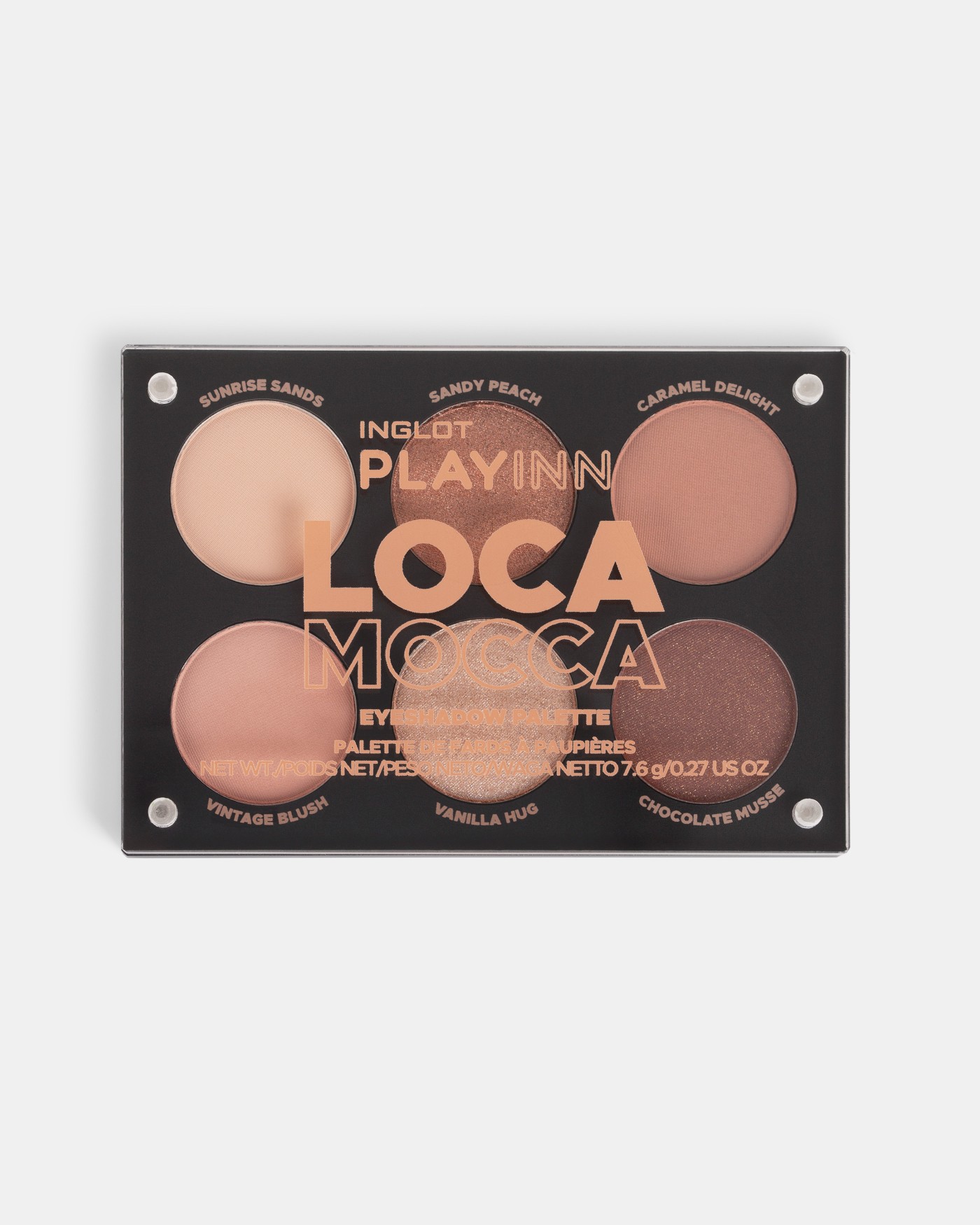 Paletă pentru machiaj INGLOT PLAYINN Loca Mocca Eyeshadow Palette