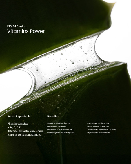 Tratament Fortifiant pentru Unghii cu Vitamine – INGLOT PLAYINN