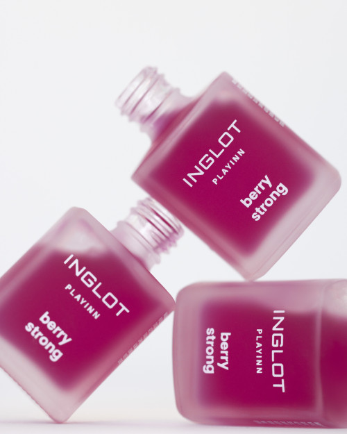 Tratament fortifiant pentru unghii INGLOT PLAYINN Berry Strong