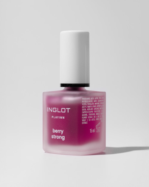 Tratament fortifiant pentru unghii INGLOT PLAYINN Berry Strong