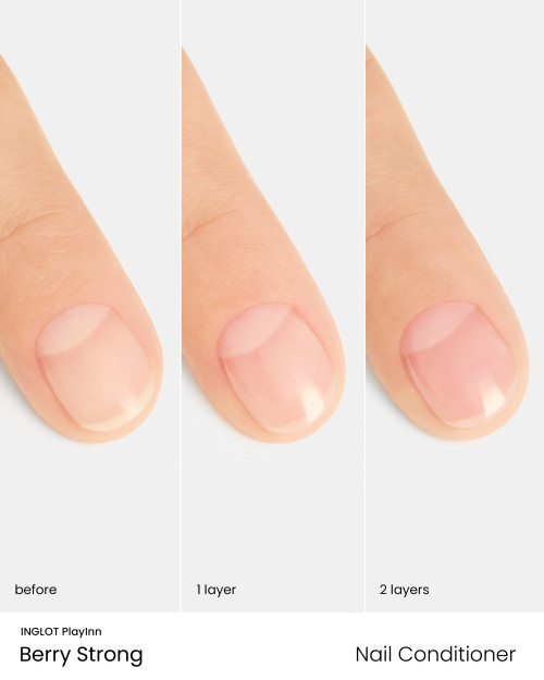 Tratament fortifiant pentru unghii INGLOT PLAYINN Berry Strong