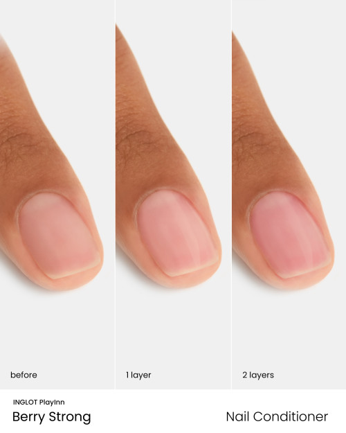 Tratament fortifiant pentru unghii INGLOT PLAYINN Berry Strong