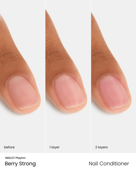 Tratament fortifiant pentru unghii INGLOT PLAYINN Berry Strong