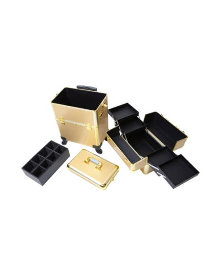 Kosmetikkoffer Gold (KC-TR002)