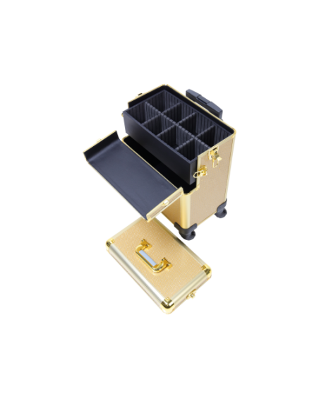Kosmetikkoffer Gold (KC-TR002)