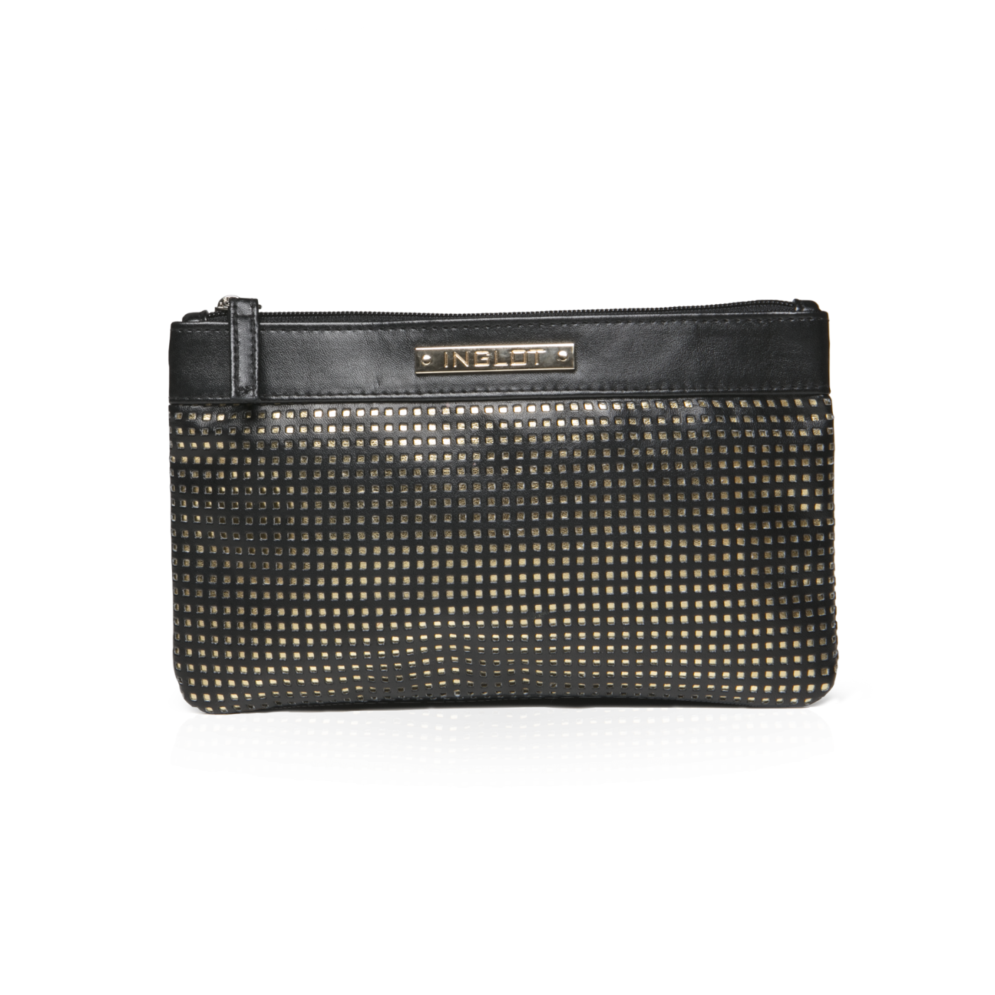 Kosmetiktasche Schwarz/Gold