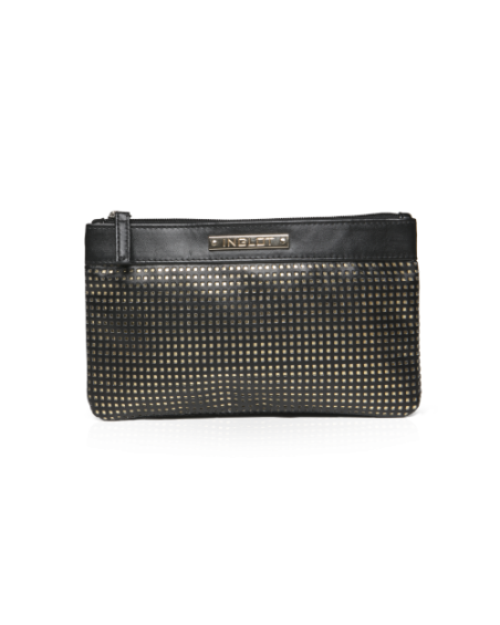 Kosmetiktasche Schwarz/Gold