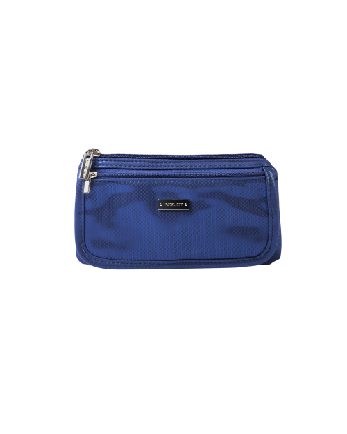 Kosmetiktasche Blau & Silber