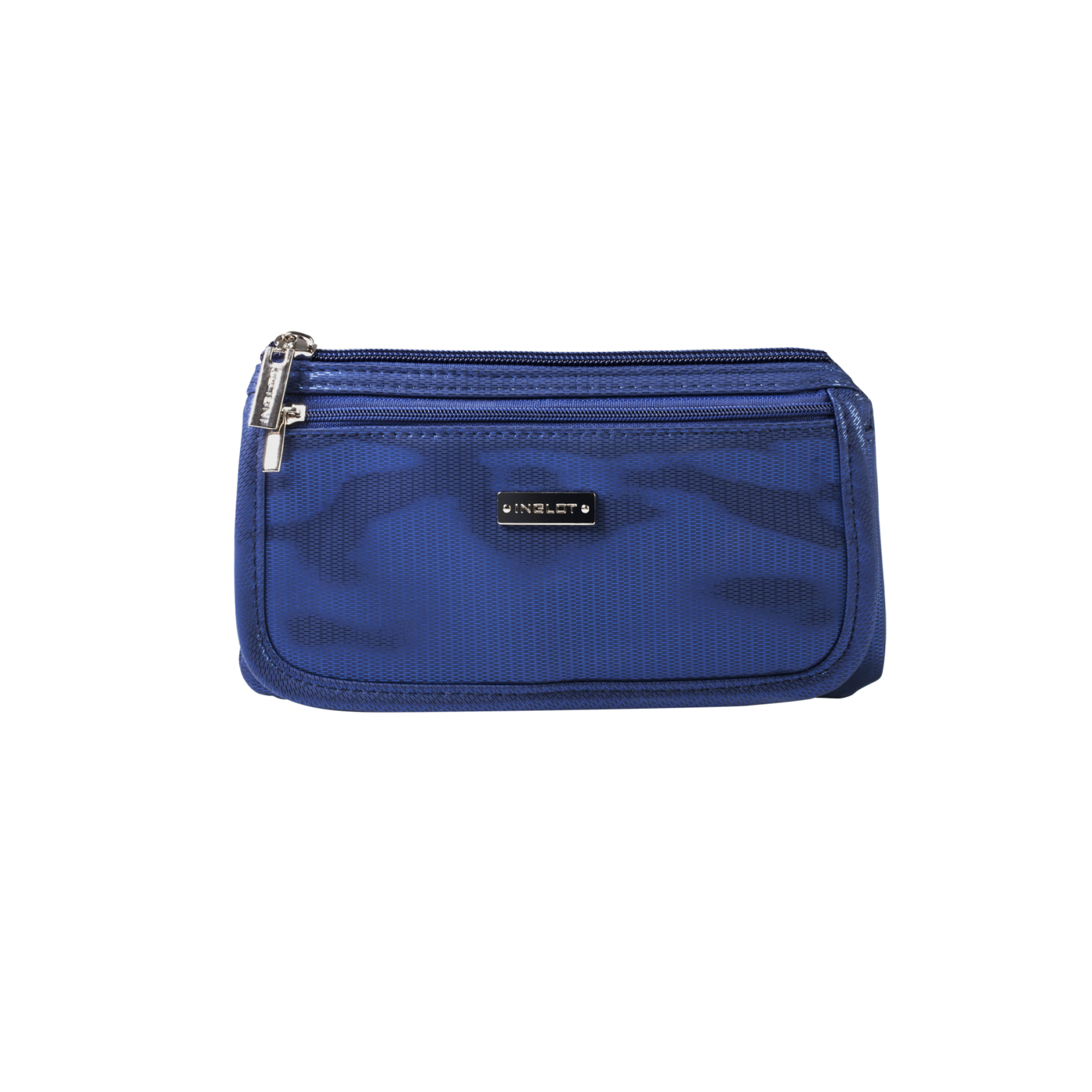 Kosmetiktasche Blau & Silber