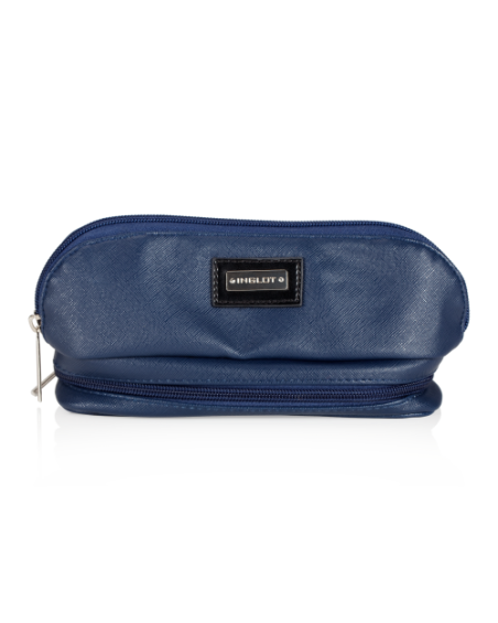 Kosmetiktasche mit Spiegel Dunkelblau (R23388)