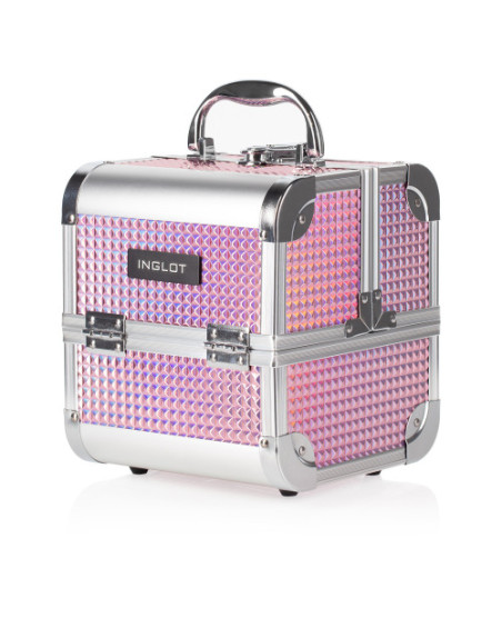 Kosmetikkoffer Ice Cube Mini Holographic Pink (MB152M K105-9H)