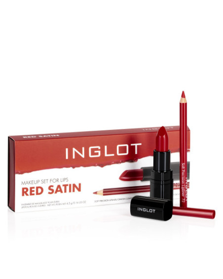 Lippen-Make-up Set RED SATIN