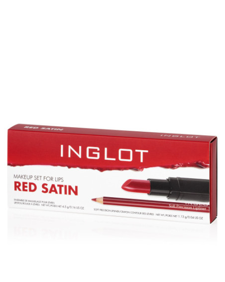 Lippen-Make-up Set RED SATIN