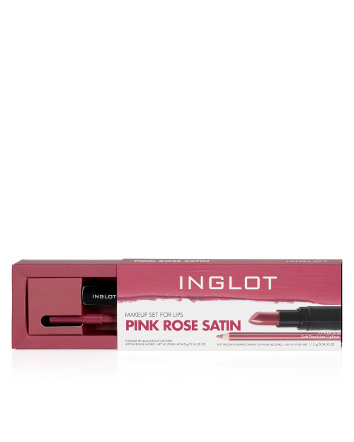 Lippen-Make-up Set PINK ROSE SATIN Lippen-Make-up Set PINK ROSE SATIN