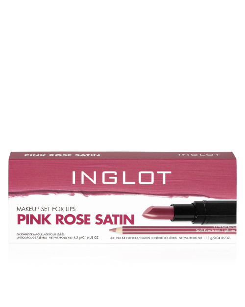 Lippen-Make-up Set PINK ROSE SATIN Lippen-Make-up Set PINK ROSE SATIN