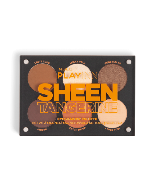INGLOT PLAYINN Lidschattenpaletten Sheen Tangerine