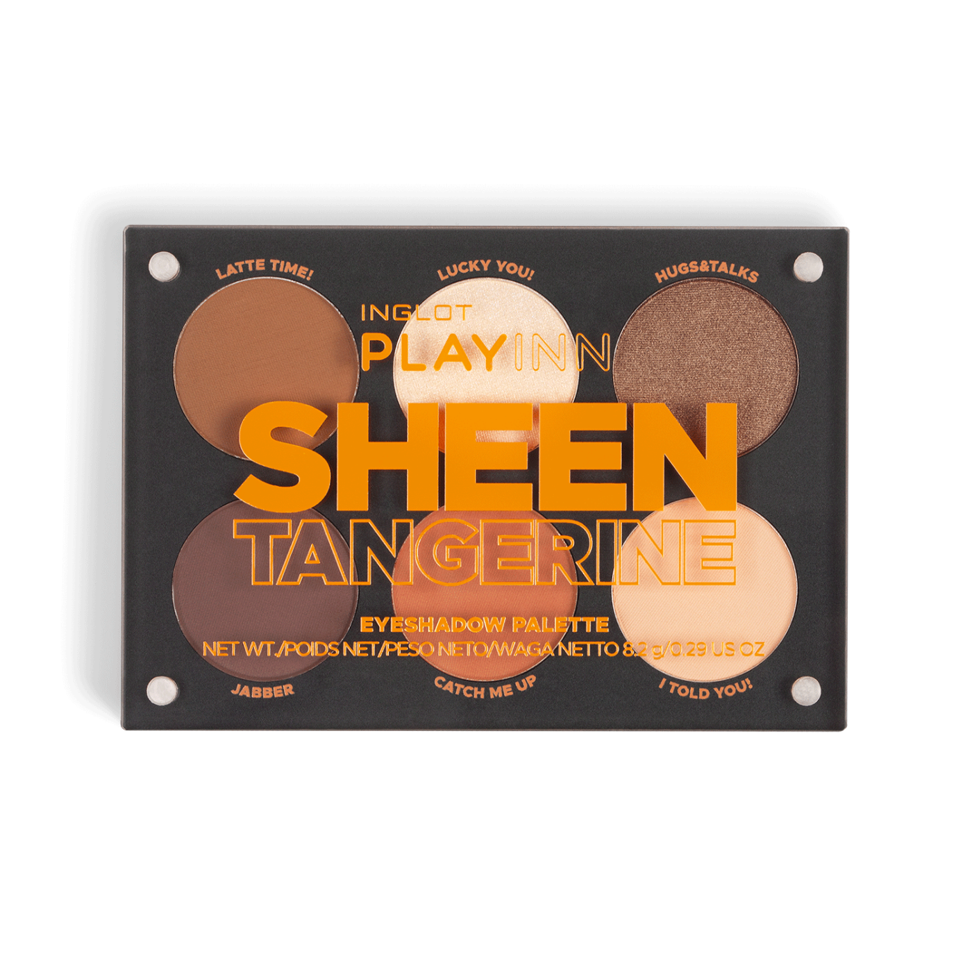 INGLOT PLAYINN Lidschattenpaletten Sheen Tangerine