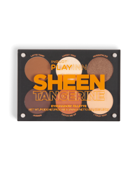 INGLOT PLAYINN Lidschattenpaletten Sheen Tangerine