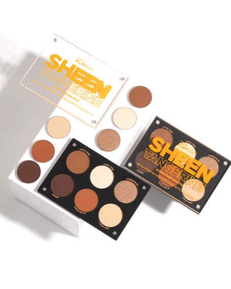 INGLOT PLAYINN Lidschattenpaletten Sheen Tangerine