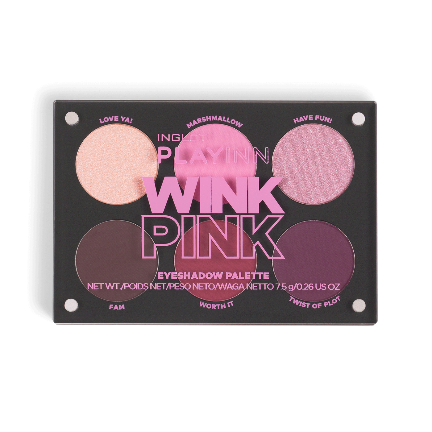 INGLOT PLAYINN Lidschattenpaletten Wink Pink